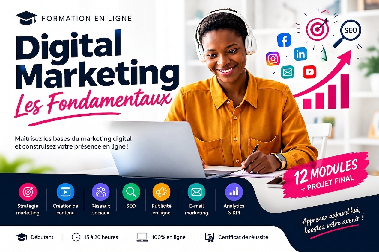 Digital Marketing – Les fondamentaux